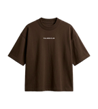 Oversized Hold Your Faith Marrom