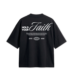 Oversized Hold Your Faith Preta