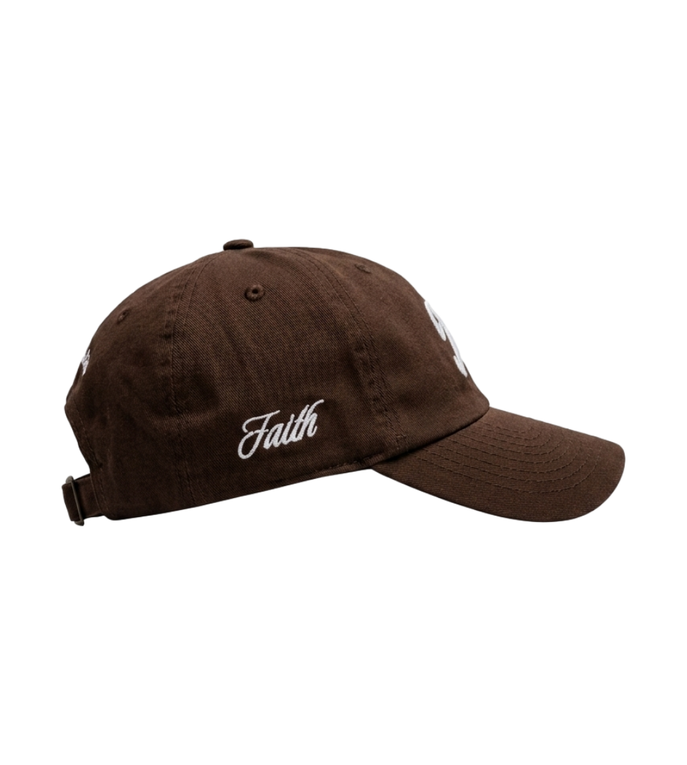 Boné Dad Hat Faith Marrom
